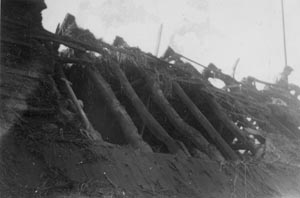 Mauchline, Poosie Nansie's Inn thatch removal