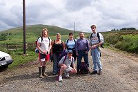 2003 Hike to Crash site. The wellies are incase of adders (snakes) !!!